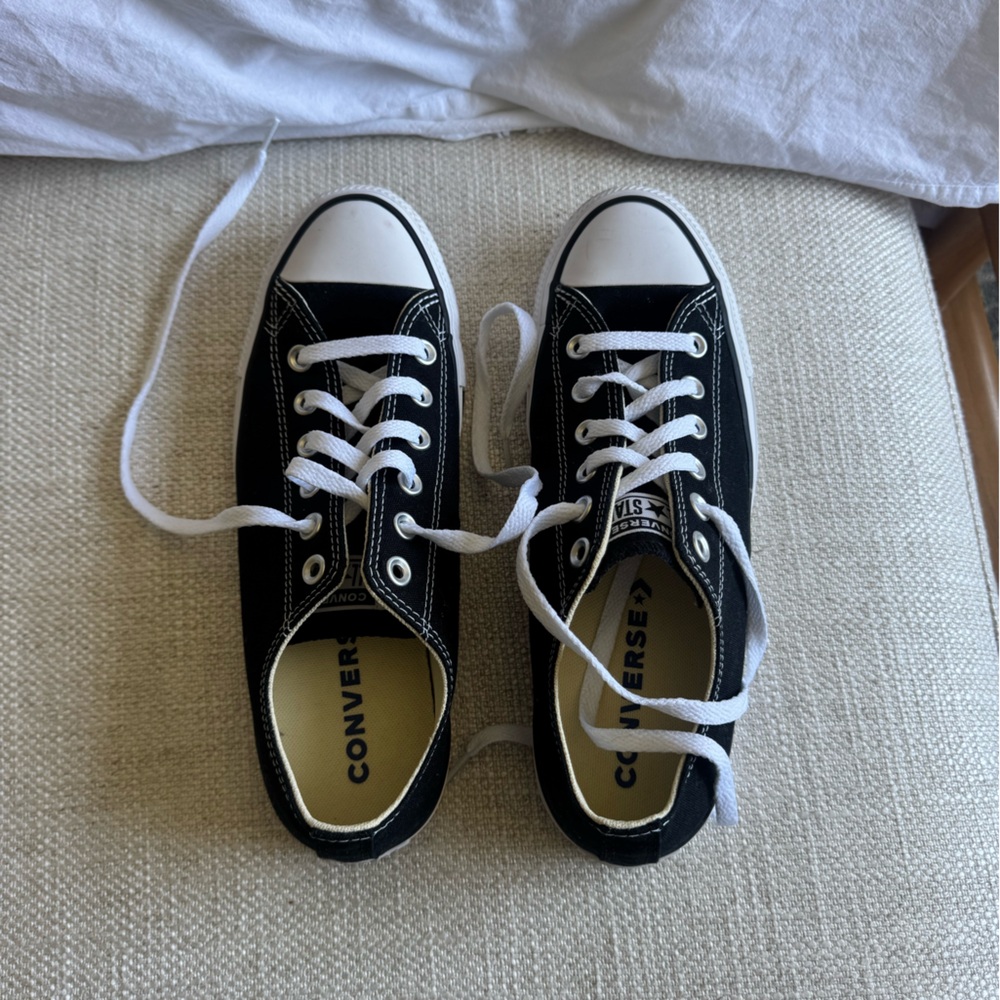 Converse Black and White Chuck Taylor Lows